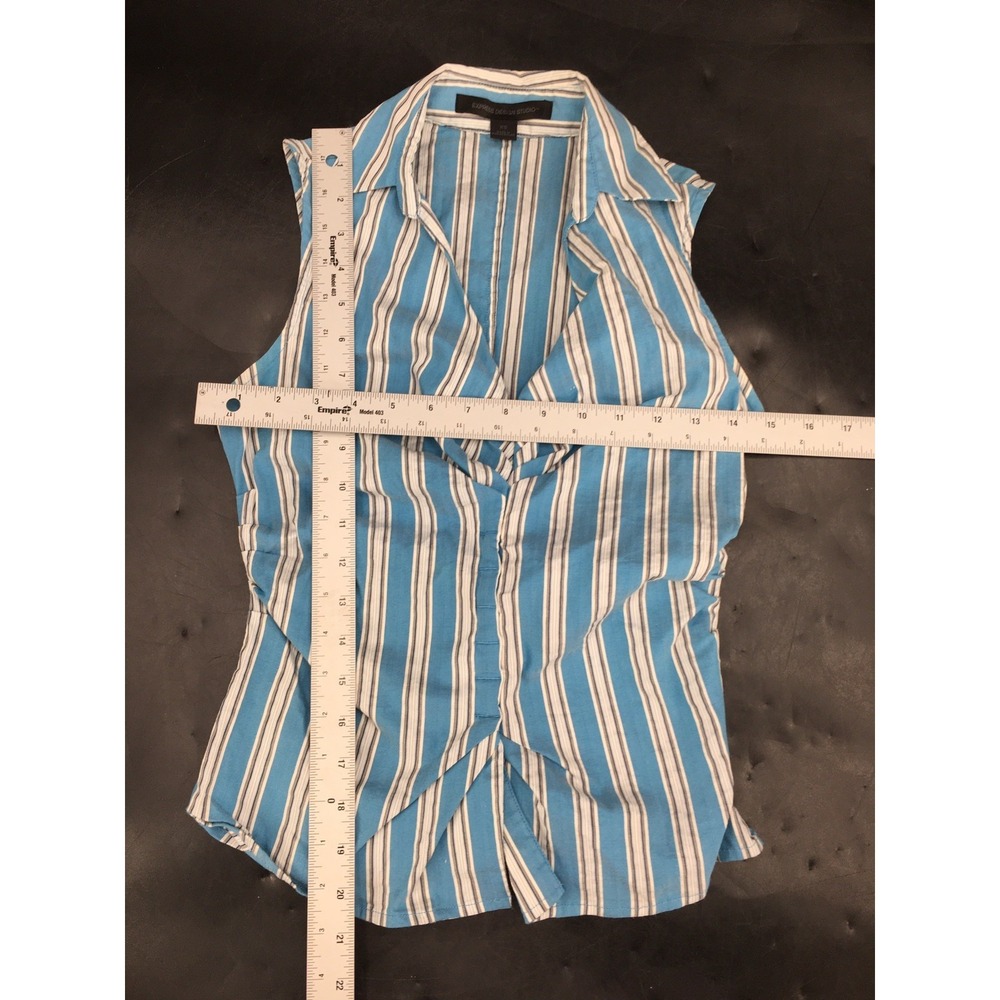 Express Design Studio I Blouse I Short Sleeve I Top Size XS - Picture 2 of 6